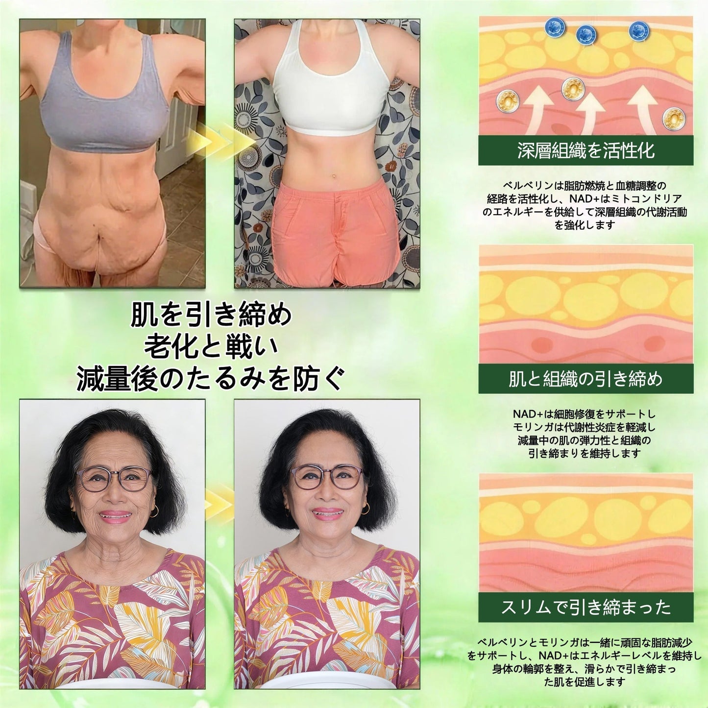 🔥 本日限定80%OFF｜GeeLemon® NAD+ 8-in-1 ナノ処方💎 内側からスッキリ習慣をサポート✨ 気になる内臓脂肪・ボディラインケアに🌿